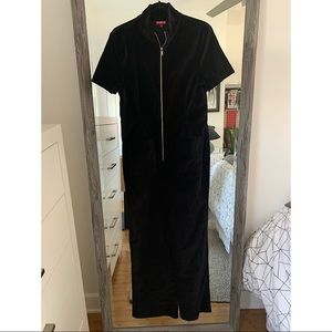 Staud velvet jumpsuit